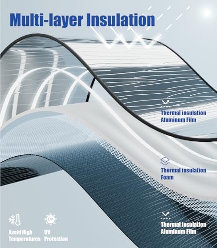 Windshield Sun Shade for Toyota RAV4 2019-2025, Vehicle-Specific Design - Image 4