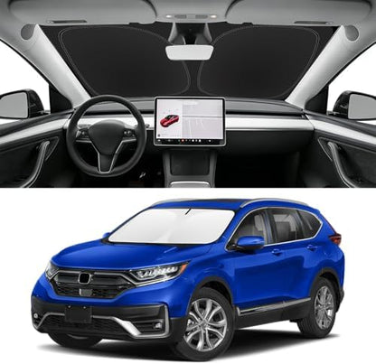Custom Fit Windshield Sun Shade for Honda CRV 2012-2022 by SLOGENTO