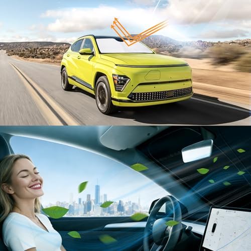Windshield Sun Shade for Kia Seltos 2021 2022 2023-2026 - Image 6