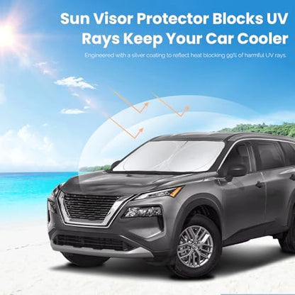 Sunshade Custom Fit Nissan Murano 2015-2025 2026 Windshield Sun Shade - Image 2
