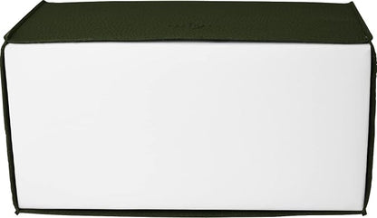 Carrotez Tissue Box Cover, [Refined] Modern PU Leather Rectangular Tissue Box Holder - Decorative Holder/Organizer for Bathroom Vanity Countertop, Night Stands, Office Desk 9.5"X5"X5" - Khaki - Image 7