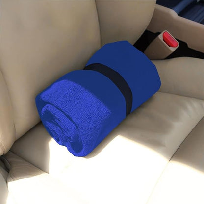Car Seat Covers 2pcs Waterproof Towel Car Seat Cover Universal Fit for Most Trucks SUV Fitness Athletes Pets Gym and Water Sport，Blue - Image 5