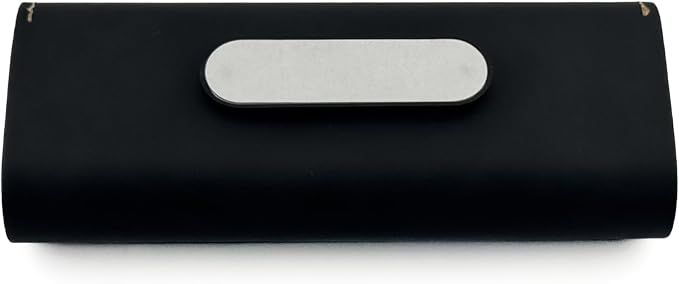 | Magnetic Leather Glasses Case for Cars | Adhesive Mount Sunglasses Holder with Contrast Stitching | Stylish and Functional Design | Fits Tesla Models for Secure Storage and Easy Access - Image 6