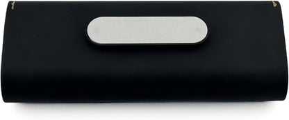 | Magnetic Leather Glasses Case for Cars | Adhesive Mount Sunglasses Holder with Contrast Stitching | Stylish and Functional Design | Fits Tesla Models for Secure Storage and Easy Access - Image 6