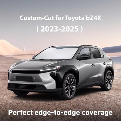EcoNour Windshield Sunshade Compatible for Toyota bZ4X 2023 2024 2025 - Image 2
