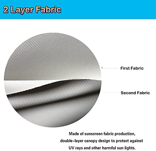 Gven Windshield Sun Shade for 2017-2026 Tesla Model Y/Model 3 Sunshade Accessories Foldable Sunshade (Fit 2025-2026 Model Y Juniper / 2024 Model 3 Highland) Blocks UV Rays Keep Car Cool (Black Eyes) - Image 3