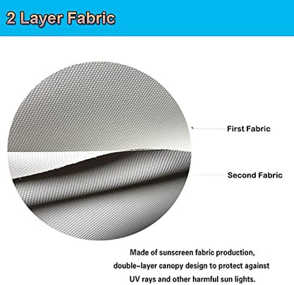 Gven Windshield Sun Shade for 2017-2026 Tesla Model Y/Model 3 Sunshade Accessories Foldable Sunshade (Fit 2025-2026 Model Y Juniper/ 2024 Model 3 Highland) Blocks UV Rays Keep Car Cool (Red) - Image 4