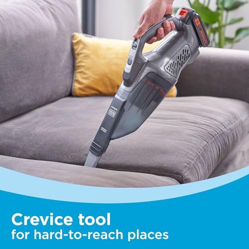 BLACK+DECKER 20V dustbuster Small Vacuum Cleaner Portable Vacuum Hand Held Cordless for Home and Car, Includes Rechargeable Battery (BCHV001C1) - Image 5
