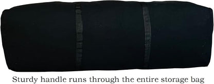 YiKitHom Extra Large Canvas Storage Duffle Bag for Travel, Oversized Giant Big Traveling Duffle Bag - Image 6