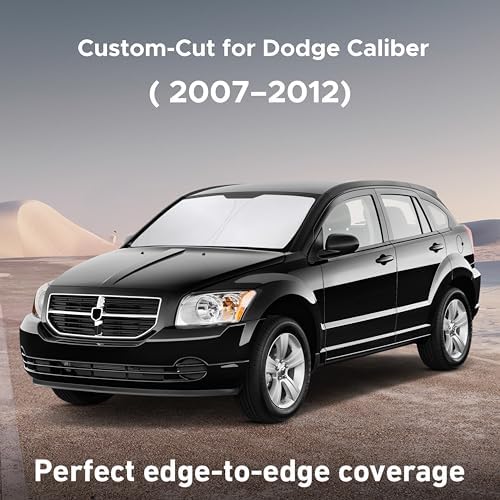 EcoNour Windshield Sunshade Compatible for Dodge Caliber 2007-2011 2012 - Image 2