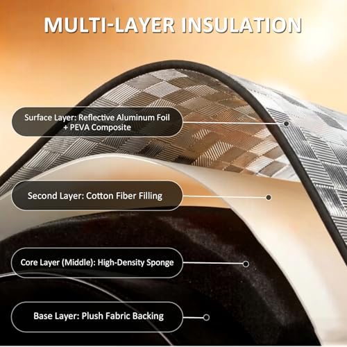 Thickened Windshield Sun Shade for Ford Mustang 2015-2026 - Image 4