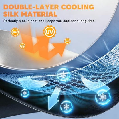 KUST Windshield Sun Shade Umbrella for 2017-2025 Mazda CX-5 CX5 CX 5 | Custom Fit Windshield Sunshade | Foldable Sunshade with Bendable Handle | Blocks Heat & UV Rays Keep Car Cool Sunshield - Image 4