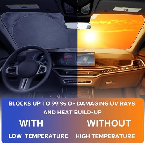 Windshield Sun Shade Sunshade for 2018-2025 2026 BMW X3 Windshield Cover - Image 4