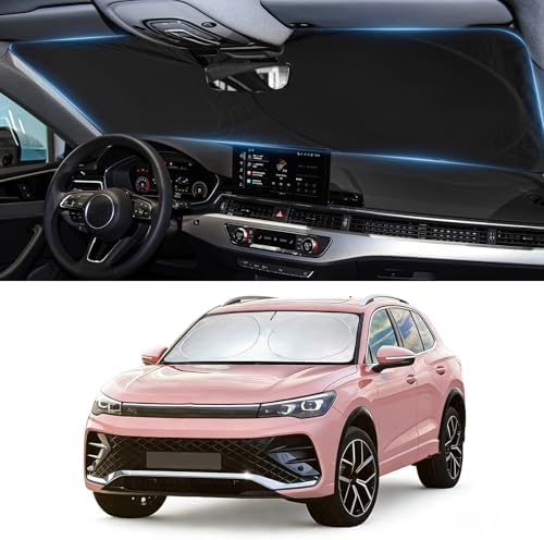 Windshield Sun Shade for Volkswagen VW Tiguan 2018-2024 2025 2026 Sunshade by BOODANCARS