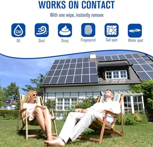 Teexpert Solar Panel Cleaner (1Gallon Makes 600 Gallons), Ultra Concentrated Glass & Solar Panel Cleaning, Streak-Free Quick Dry Remove Dirt, Dust, Droppings, Oils, Fingerprints & Water Spots - Image 4