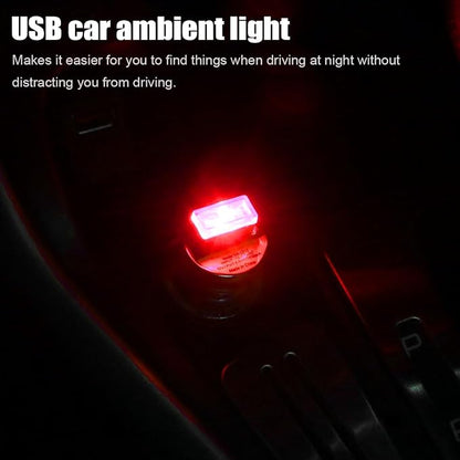 BESULEN Car Interior Atmosphere Lamp, Plug-In USB LED Light, Red | Car Interior Atmosphere Lamp, USB LED Ambient Lighting Kit, Universal Fit SUV Sedan Truck, Night Light Decoration - Image 4