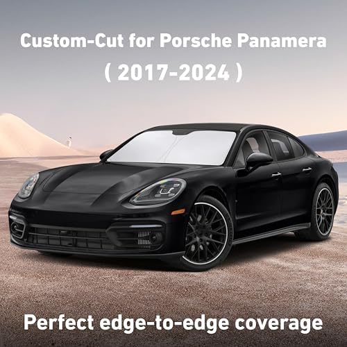EcoNour Windshield Sunshade Compatible for Porsche Panamera 2017-2023 2024 - Image 2
