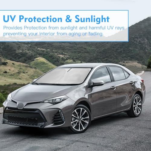 Windshield Sun Shade Car Sunshade Accessories for 2009-2014 Toyota Corolla - Image 7