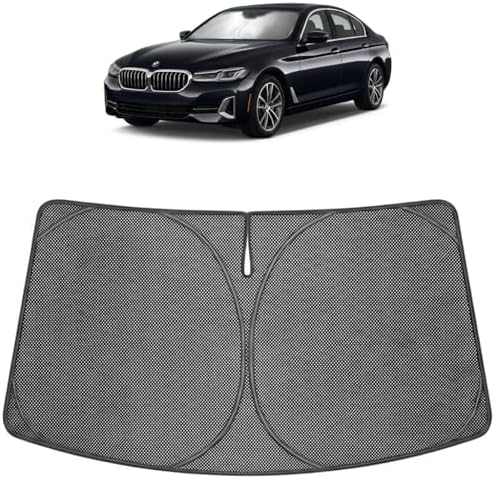 Proadsy Custom Fit 2024-2026 BMW 5-Series Windshield Sun Shade, Blocks Heat by Proadsy