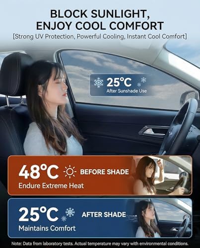 Windshield Sun Shade for Toyota Corolla Cross Front Window Shades Cover for 2010-2024 2025 2026 Corolla Cross Windshield Sun Visor Protector Car Accessories - Image 5