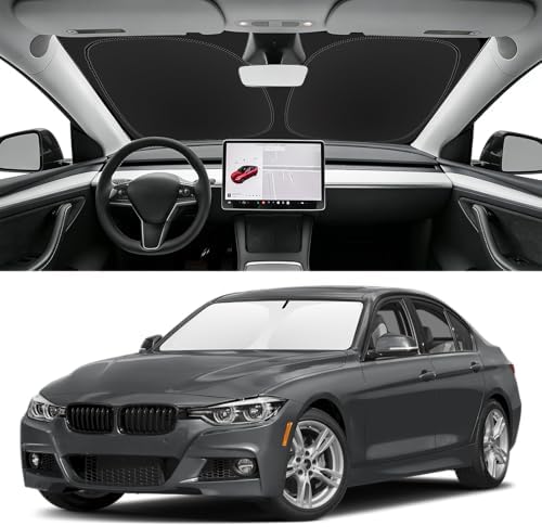 Custom Fit Windshield Sun Shade for 2013-2018 BMW 3-Series by SLOGENTO