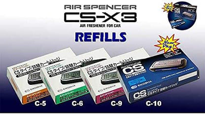 CS-X3 fresh Squash scent 2 Units and 4 Refill Cartridges CSX3 Bundle Car Freshener - Image 7