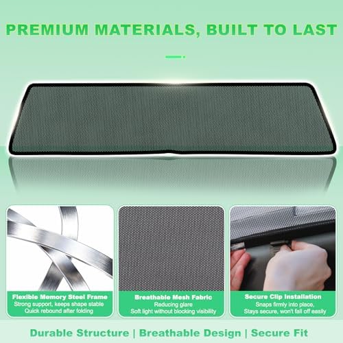 F150 Window Shades 2015-2020, Rear Window Mesh, 1PC - Image 5