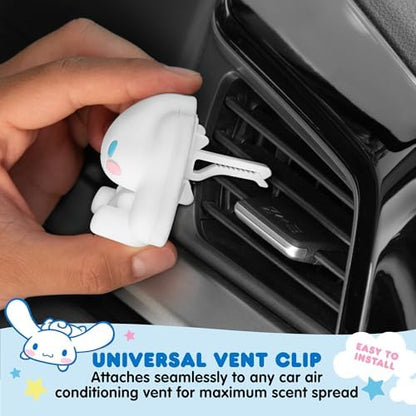 Carbella Hello Kitty Car Air Freshener - Cute and Long-Lasting Cinnamoroll Air Freshener for Car, Easy Clip-On Hello Kitty Car Accessories, Odor Eliminator, Fun Scents, 30 Days Freshness - Image 4