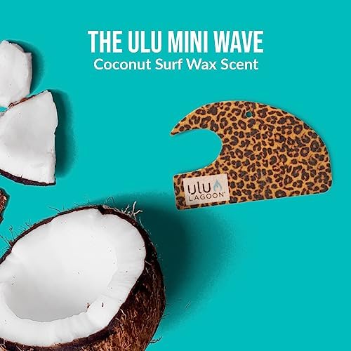 ulu Lagoon Hanging Car Air Freshener | Tropical Beach Coconut Surf Wax Scent Mini Wave | Long Lasting Car Freshener, Closet and Beyond | Made In USA | 3 Pack (Wild) - Image 2