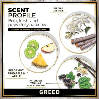Urban Naturals Car Air Freshener Diffuser 3 Pack, Greed Cologne Inspired - Image 4