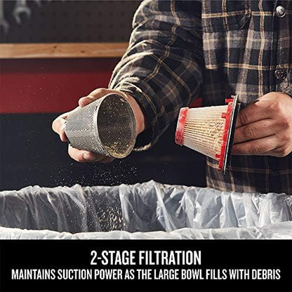 CRAFTSMAN V20 Cordless Hand Vacuum, 45 CFM, 2 Stage Filtration System with Filter, Bare Tool Only (CMCVH001B) - Image 6
