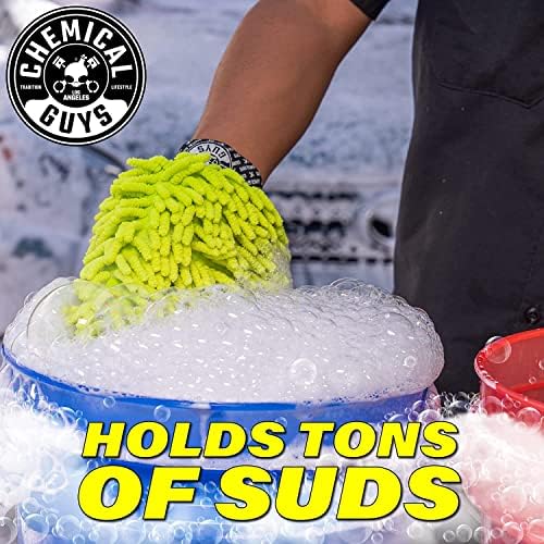 Chemical Guys CWS_101_64M Car Wash Starter Bundle - Maxi-Suds II Foaming Car Wash Soap, 64 oz (Half Gallon), Cherry Scent + Green Chenille Wash Mitt (2 Items) Works on Cars, Trucks, SUVs, RVs & More - Image 6