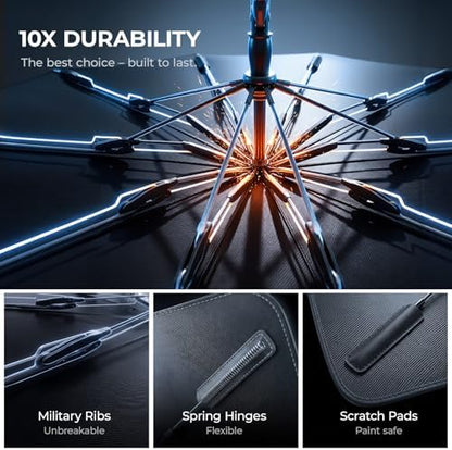 [2026 Upgraded] DooGooCoo Windshield Sun Shade Umbrella for Honda Accord 2023-2025 2026 [100% Sunlight Blocked, Cooling Ice Crystal] Sunshade for Car Windshield for Accord Sun Shade, Custom Fit. - Image 6