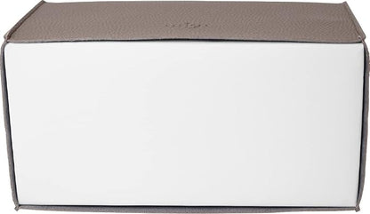 Carrotez Tissue Box Cover, [Refined] Modern PU Leather Rectangular Tissue Box Holder - Decorative Holder/Organizer for Bathroom Vanity Countertop, Night Stands, Office Desk 9.5"X5"X5" - Cocoa Brown - Image 7
