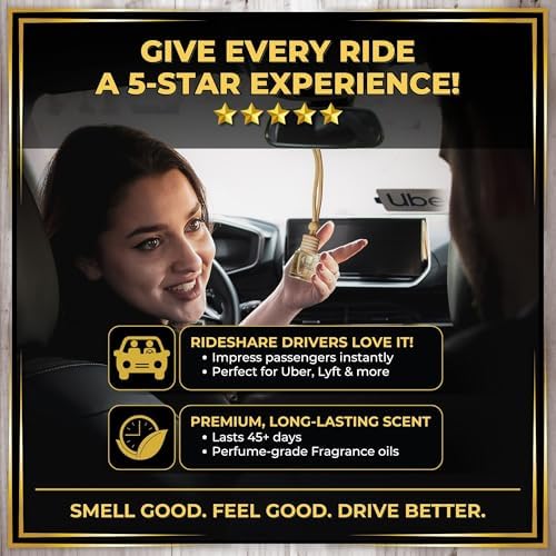 Urban Naturals Car Air Freshener Diffuser 3 Pack, 24K Citron Hotel Scent - Image 7