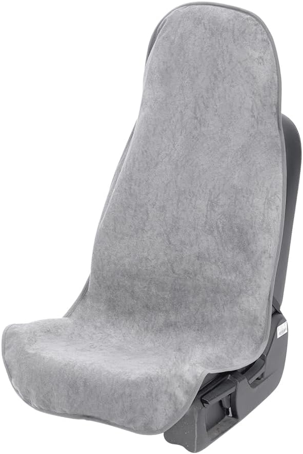 Waterproof Car Seat Cover Universal Fits Car Sweat Towel for Trucks SUV Van Car Seat Protector Sweat Proof Protector Cloth Seats Light Grey Pack of 1 by COLINOO