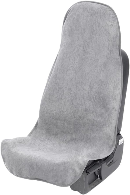 Waterproof Car Seat Cover Universal Fits Car Sweat Towel for Trucks SUV Van Car Seat Protector Sweat Proof Protector Cloth Seats Light Grey Pack of 1 by COLINOO