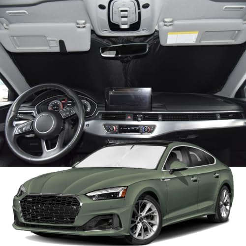 Windshield Sunshade for Audi A5 2018-2025 Sun Shade 4 Layers by ZOIBVCARSUNSHADE