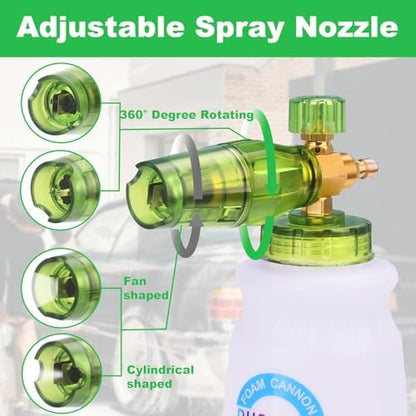 DUSICHIN Pressure Washer Accessory Short Handle Foam Cannon - Image 3