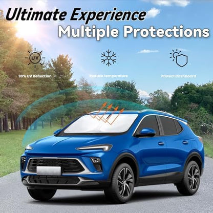 Windshield Sun Shade for 2020-2026 Buick Encore - Image 3