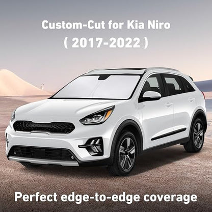 EcoNour Windshield Sunshade Compatible for Kia NIRO 2017-2020 2021 2022 - Image 2