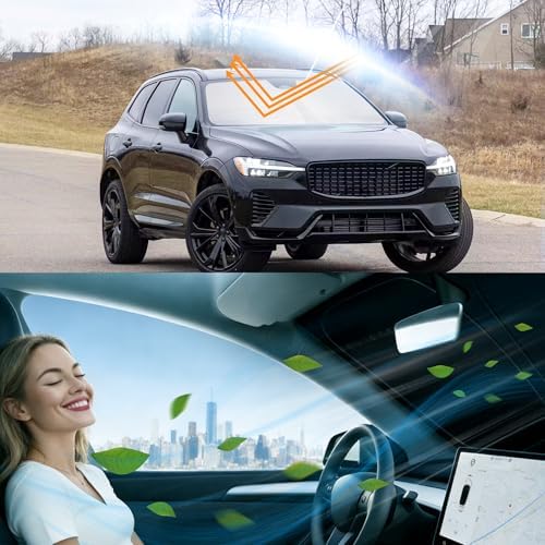 Windshield Sun Shade for 2018 2019 2020-2026 XC60 Volvo - Image 6