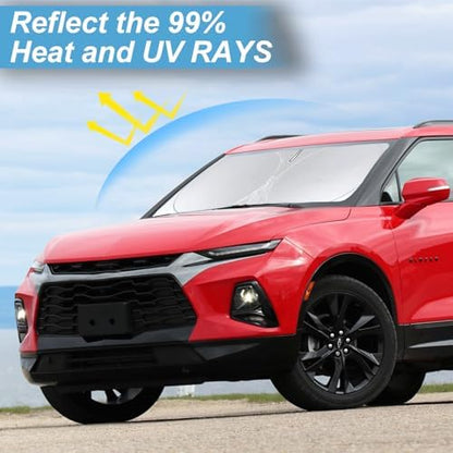 for Chevy Chevrolet Blazer Sunshade Windshield Sun Shade Fit 2019-2026 - Image 2