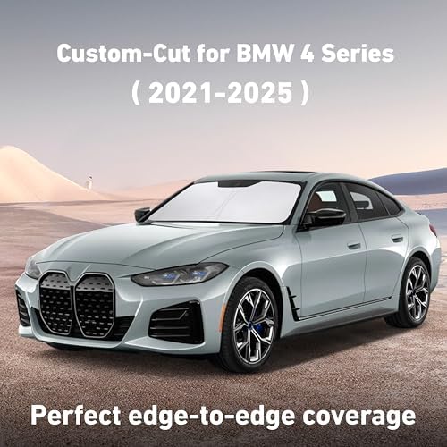 EcoNour Windshield Sunshade Compatible for BMW 4 Series 2021-2023 2024 2025 - Image 2
