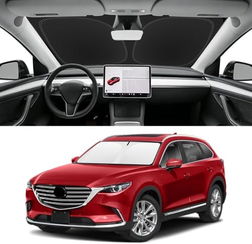 Custom Fit Windshield Sun Shade for Mazda CX9 2016-2023 by SLOGENTO