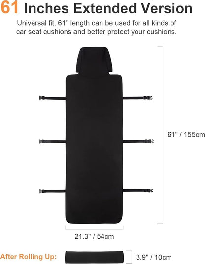 seceles Sweat Seat Covers for Cars Neoprene Waterproof Seat Cover Anti-Slip Buckles Seat Protectors for Vehicles Trunks SUV Towel Car Seat Covers Front Seats Only for Dogs Cats Kids 2PCS - Image 6