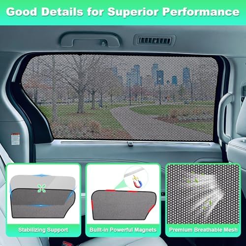 Sienna Window Shades 2021-2025, Rear Side Mesh, 2PCS - Image 7