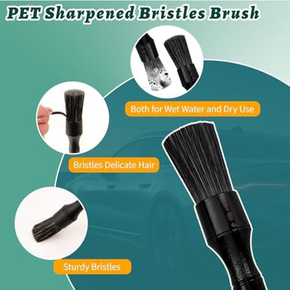 7PCS Car Detailing Brush Set, Ultra Soft Car Interior Detailing Brushes - Image 6