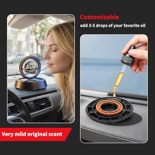Kwak’s Solar Car Air Freshener Dashboard Decorations Gentle Ocean Scent - Image 5