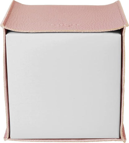 Carrotez Tissue Box Cover, [Refined] Modern PU Leather Square Tissue Box Holder - Decorative Holder/Organizer for Bathroom Vanity Countertop, Night Stands, Office Desk & Car 5"X5"X5" - Rose Pink - Image 7